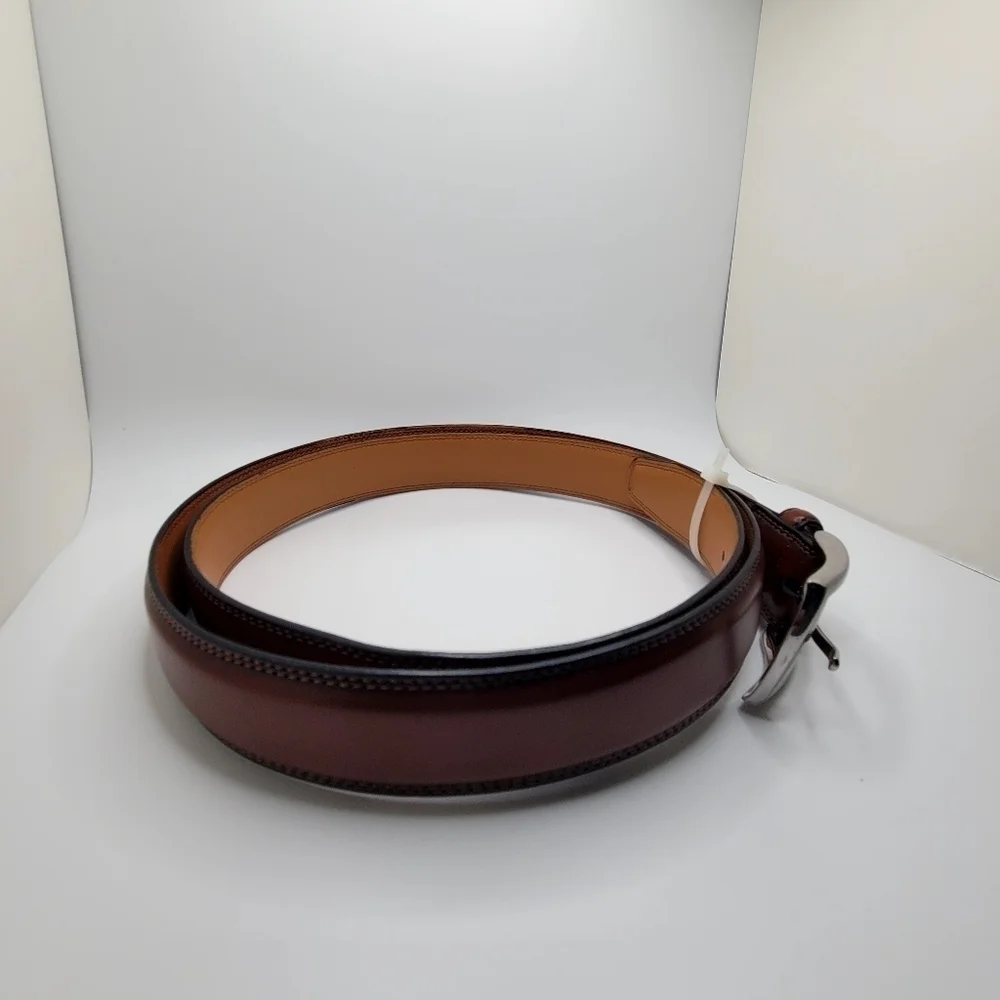 Terracotta Leather Belt